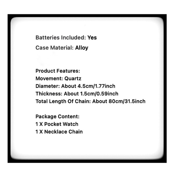 Police Pocket Chain Watch Protect and Serve Quartz Analog Watch Unisex Gift - Picture 11 of 13